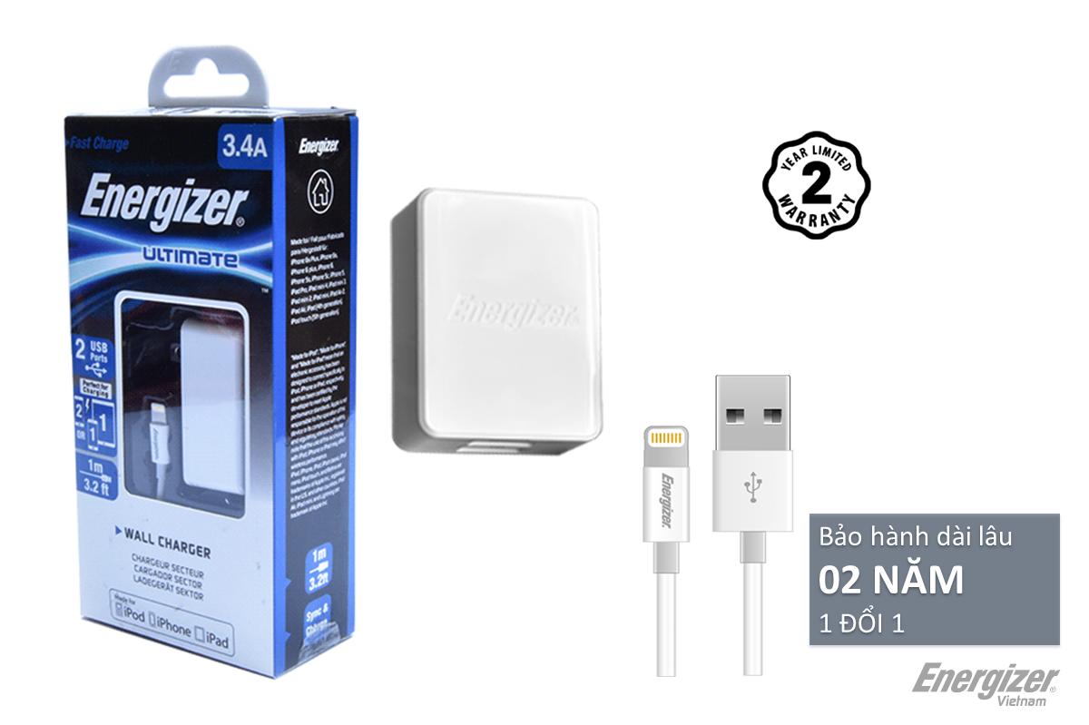 Sạc Energizer ACA2CEUULI3 - 3.4A