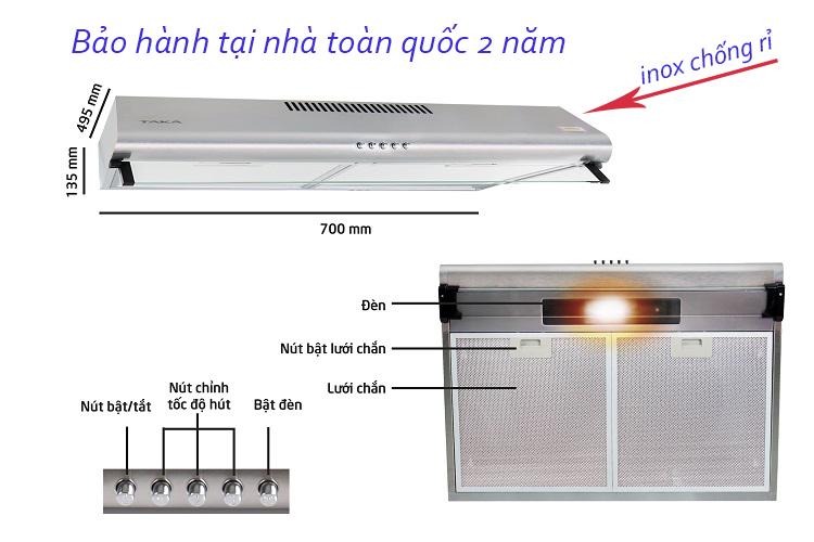 MÁY HÚT MÙI TAKA TK-HC270S