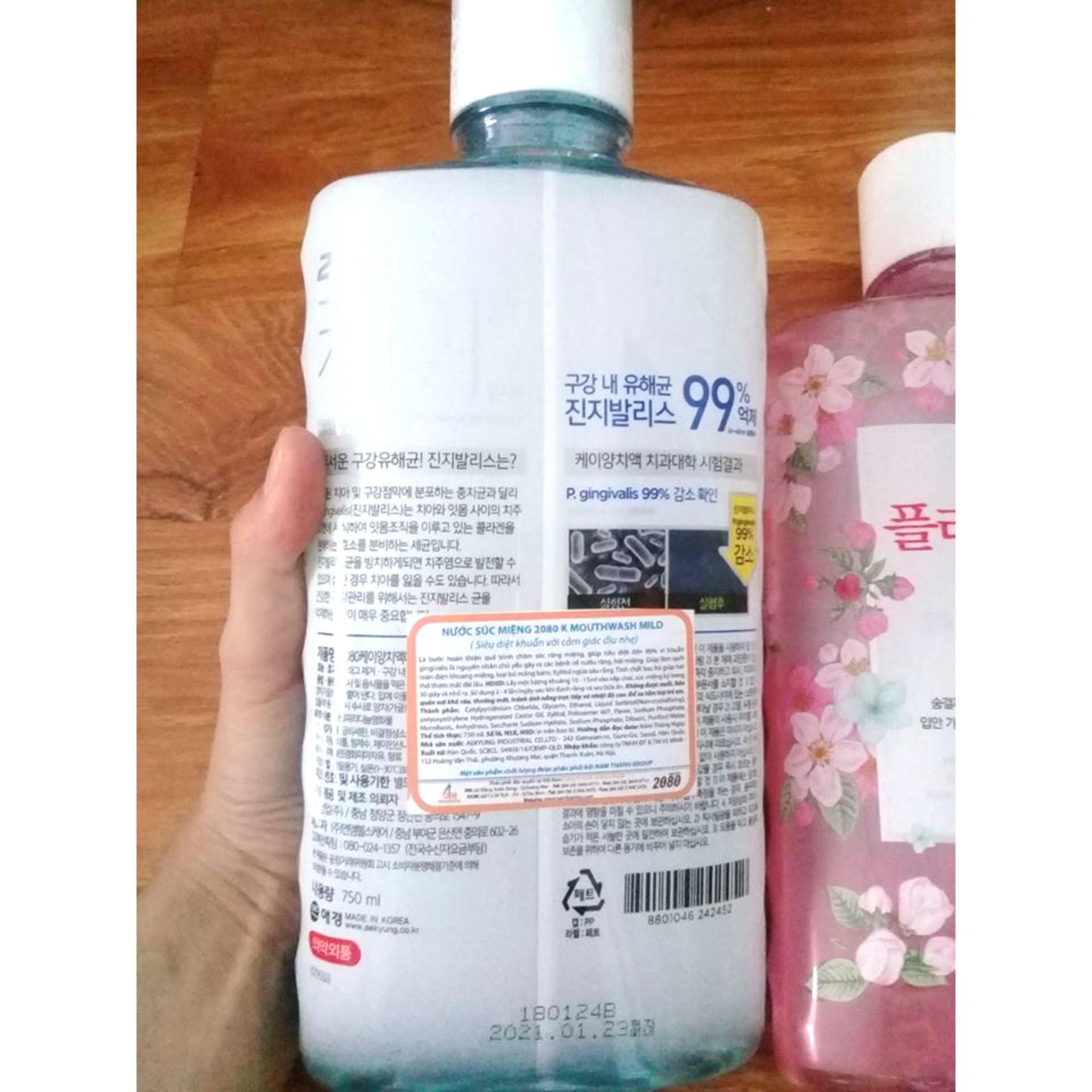 Nước súc miệng 2080 K dịu nhẹ