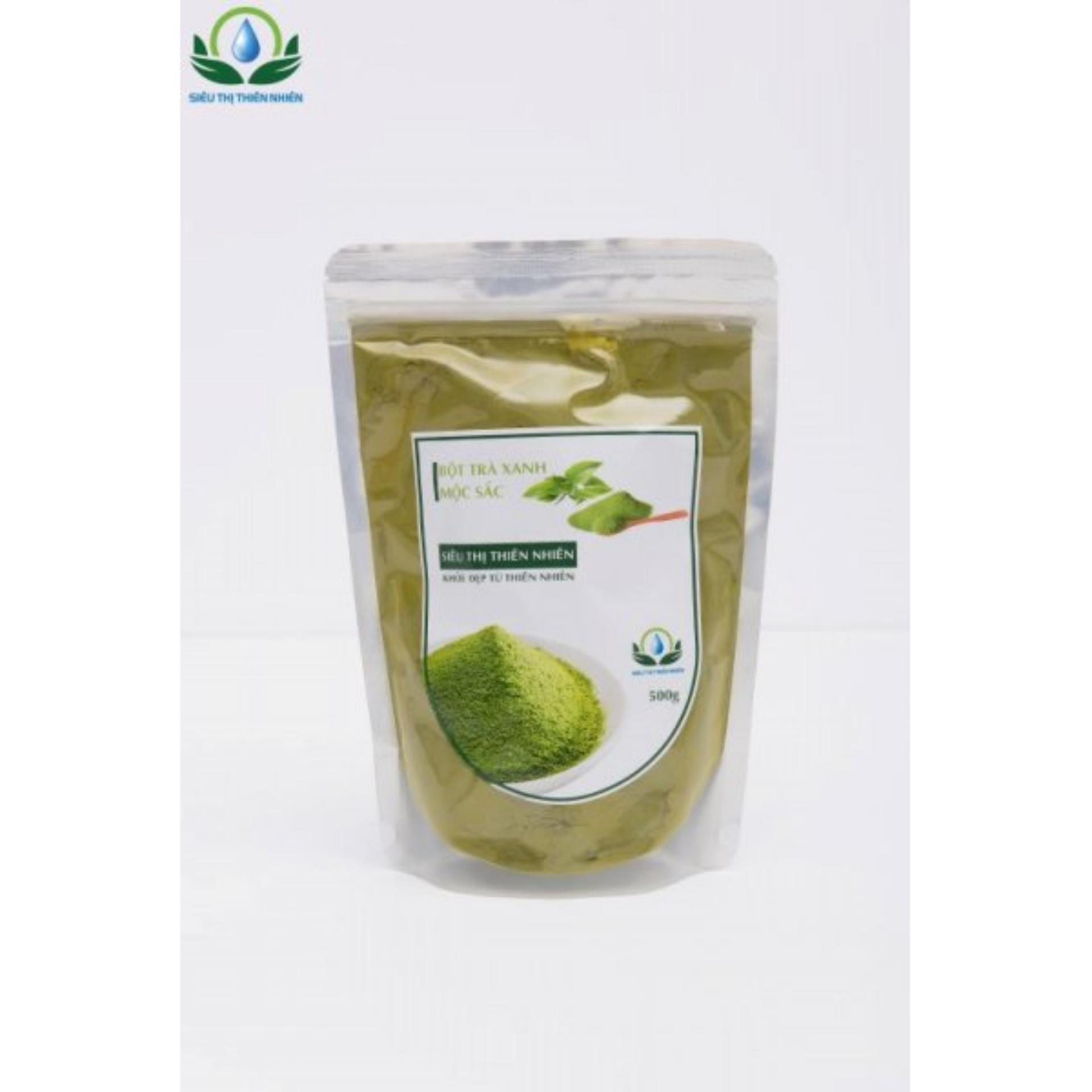 Bột trà xanh nguyên chất hai lúa 100g
