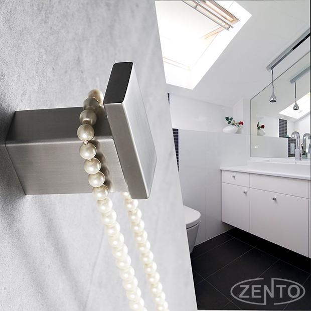 MÓC ĐƠN TREO ĐỒ PHÒNG TẮM ZENTO HC4802