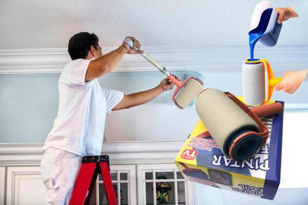 Máy Phun Sơn Cầm Tay Lazada, Lăn sơn thông minh HD532, những màu sơn nhà đẹp - Cây lăn sơn loại tốt, sơn góc tường dễ dàng, hiệu quả - Giảm 50 % khi mua online