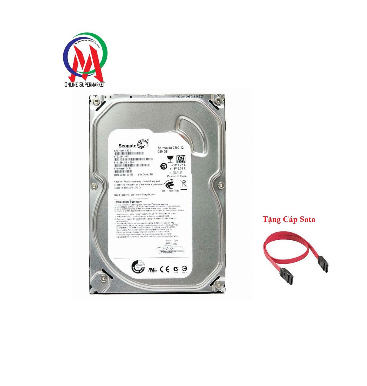 Ổ cứng HDD SEAGATE 320GB Pipeline SATA 3