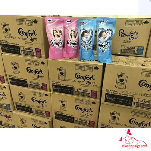 Nước Xả Vải Comfort 580ml combo 8 túi