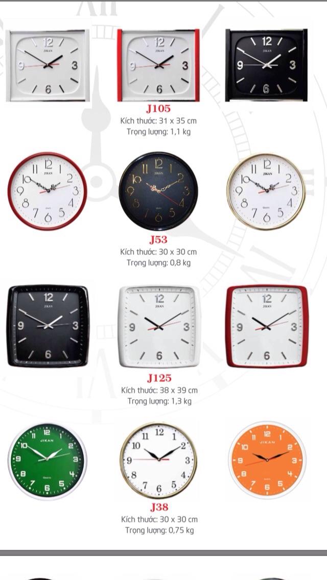 Đồng hồ treo tường Jikan