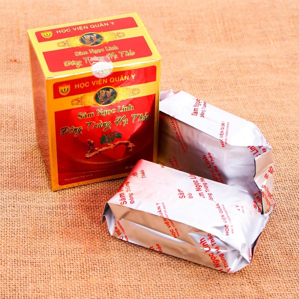 Sâm Ngọc Linh Đông Trùng Hạ Thảo 60 viên