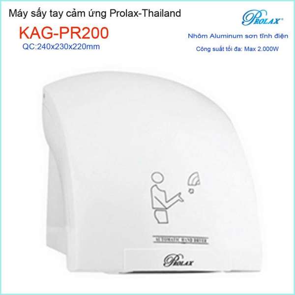 Máy sấy tay cảm ứng Prolax Thailand KAG-PR200