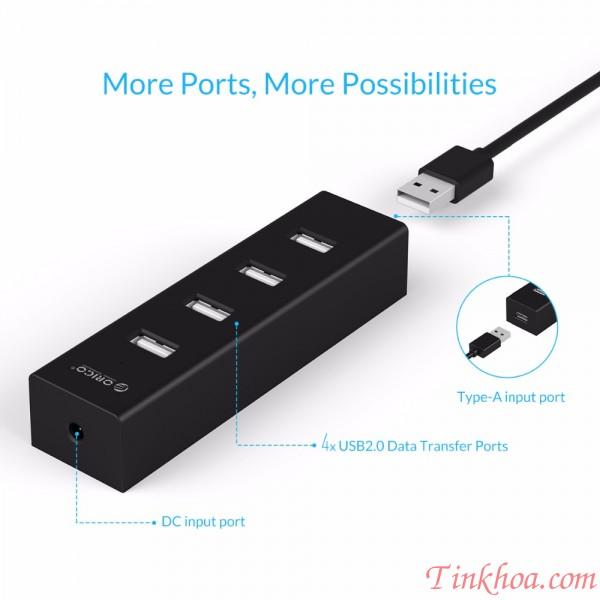 Bộ chia USB 4 cổng Orico H4013-U2-03