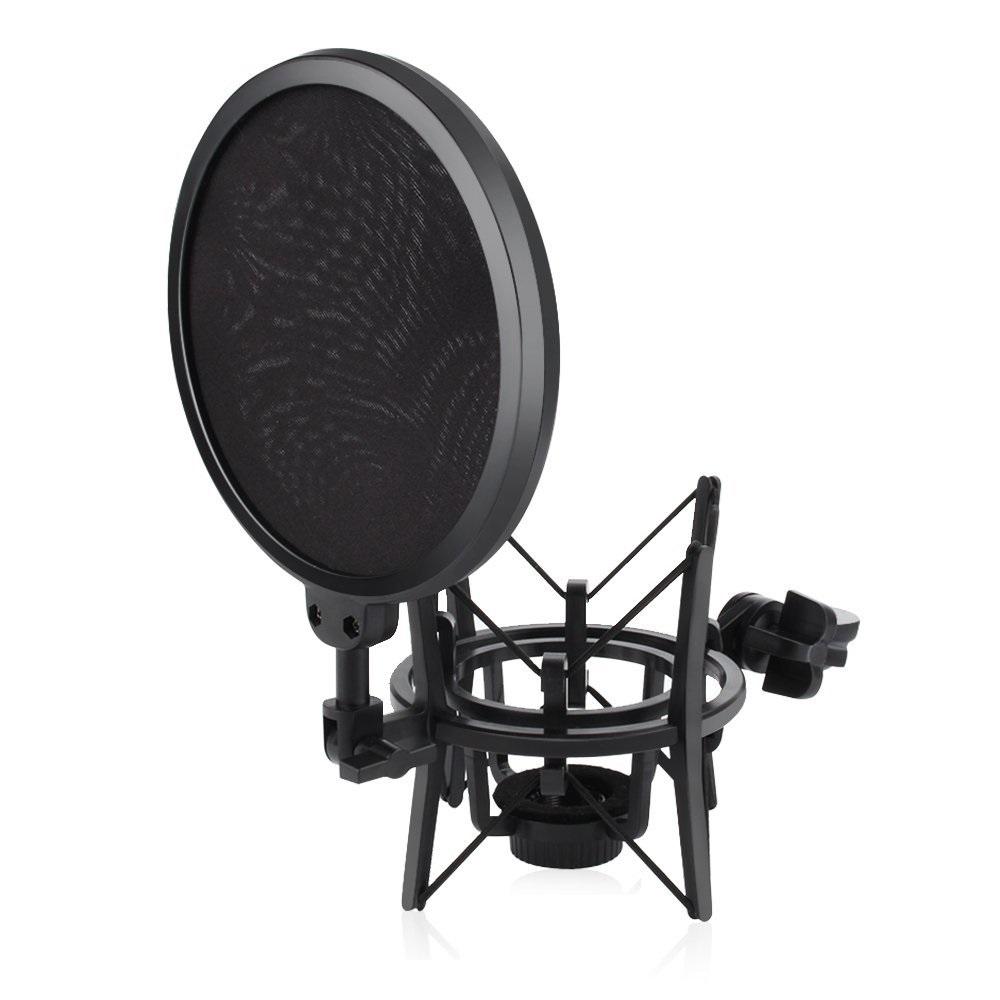Shock Mount Kèm Màng Lọc Âm Cho Micro YL-101