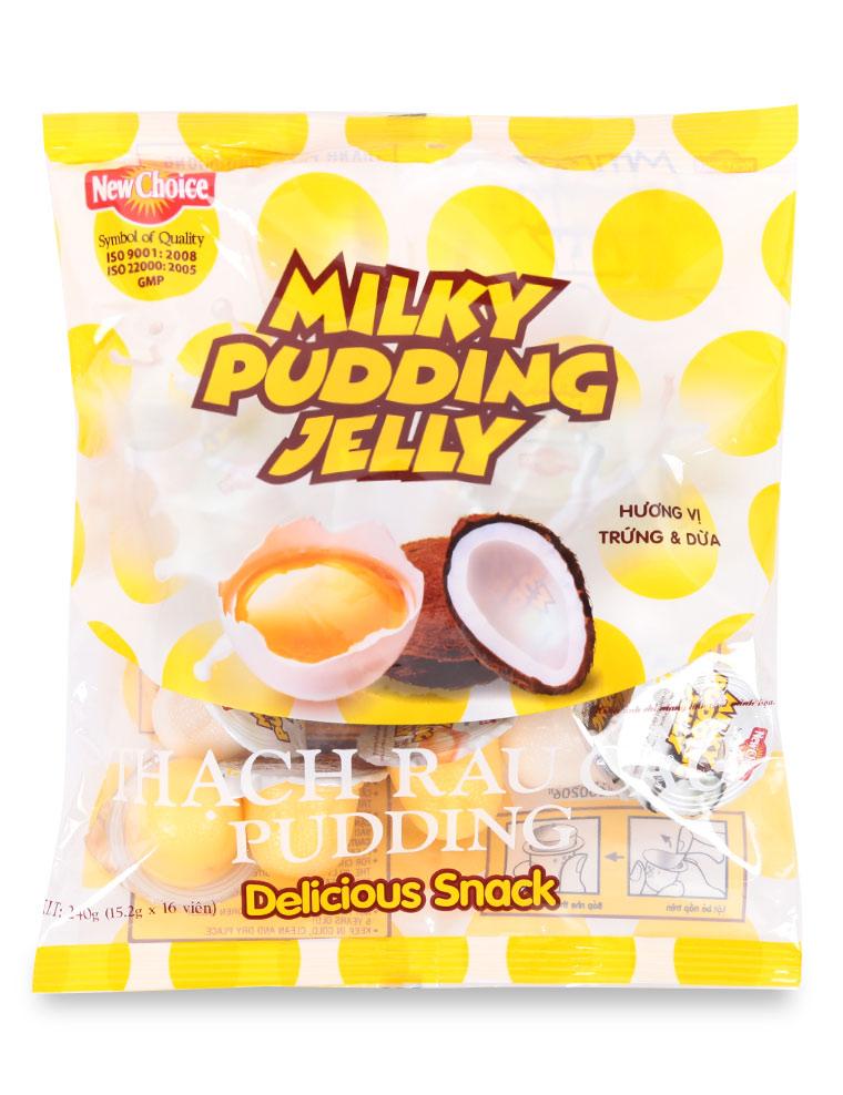 Thạch Rau Câu New Choice Milky Pudding Jelly