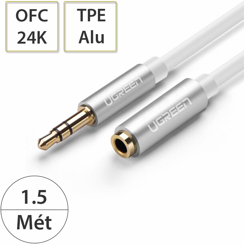 Cáp Audio 3.5mm dài 1,5m Ugreen 10775