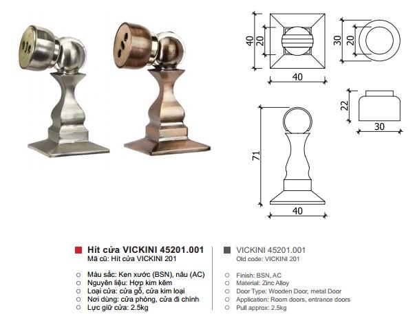 Hít cửa VICKINI 45201