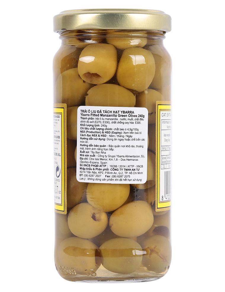 Trái Olive Ybarra Tách Hạt 240G