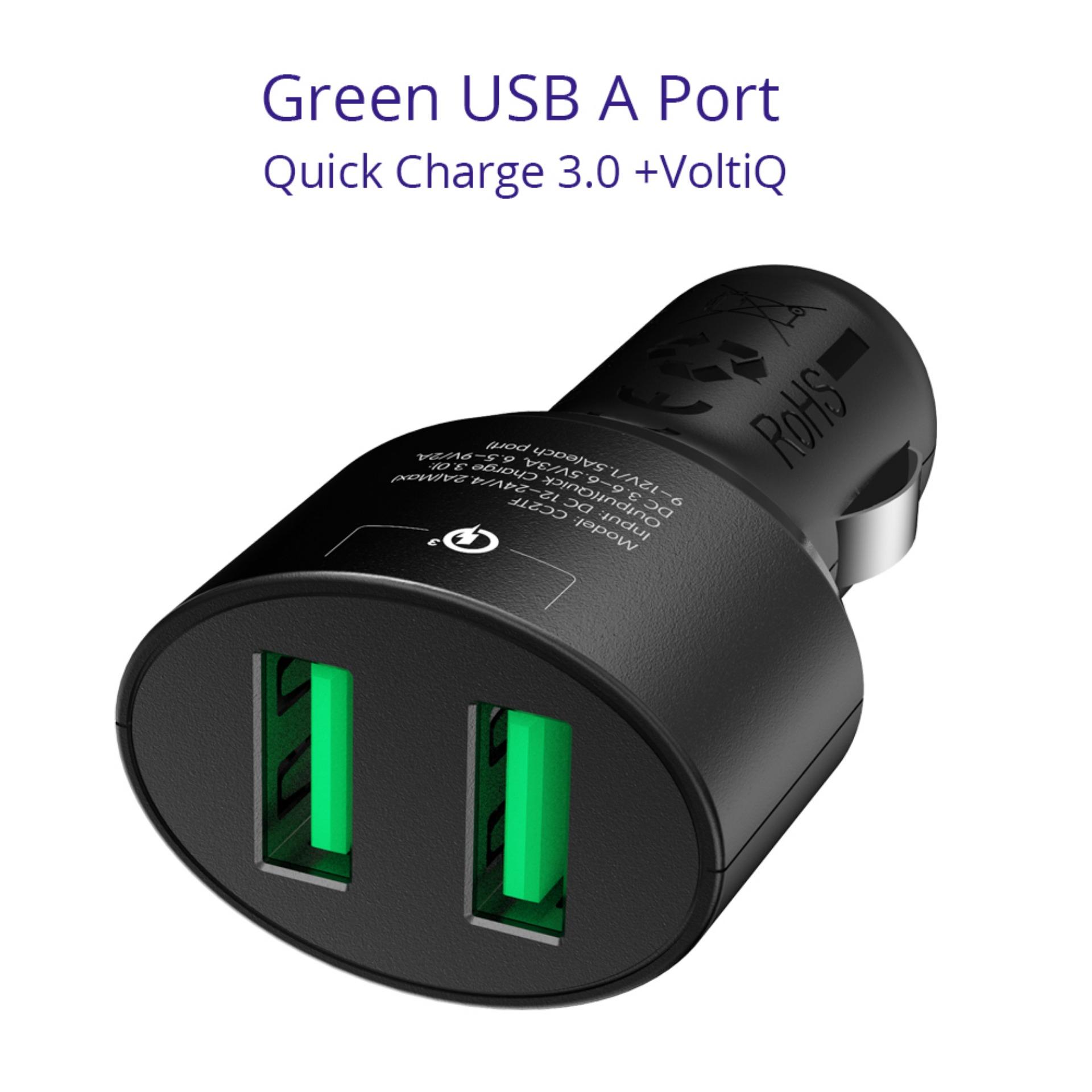 Sạc ô tô Tronsmart QC 3.0 CC2TF - 2 cổng, 36w
