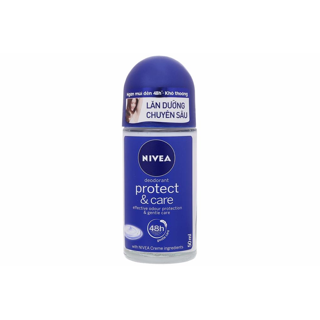 Lăn Ngăn Mùi Chăm Sóc Và Bảo Vệ Nivea Protect & Care (50ml)