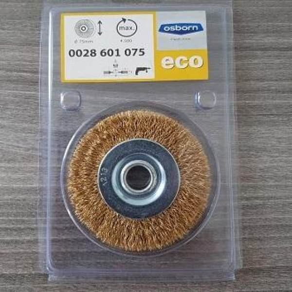 Bánh cước thép mạ đồng Osborn D200mm