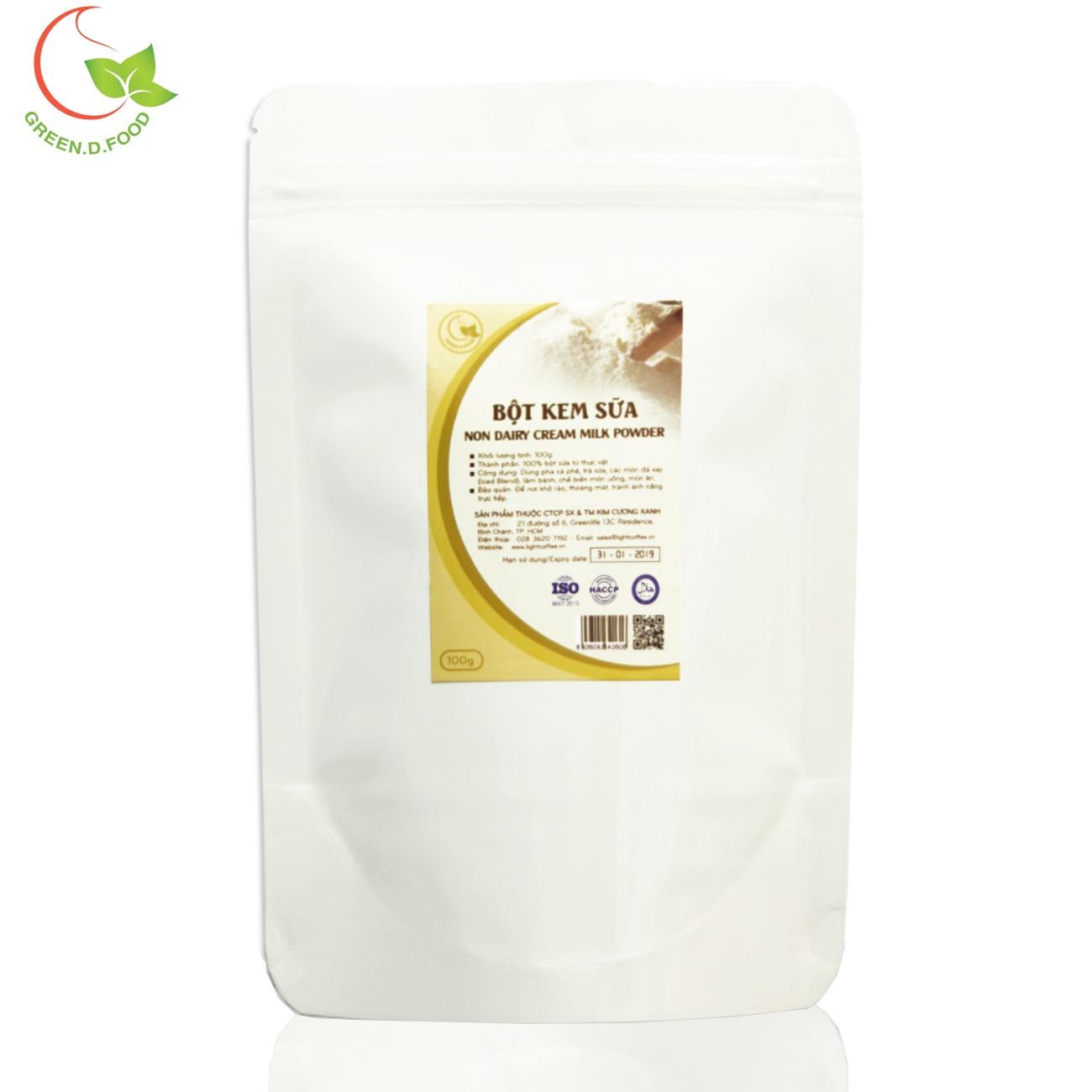 Bột kem sữa pha cà phê GreenD Food 100G