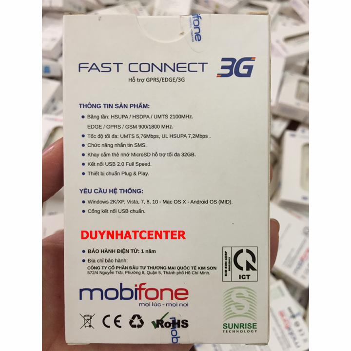 Dcom 3G 4G Mobifone S Fastconnect