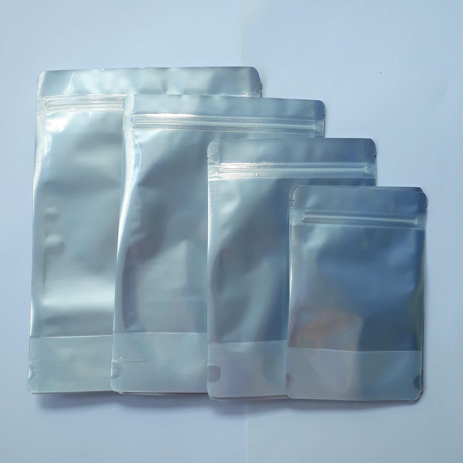 Túi zipper bạc 1kg