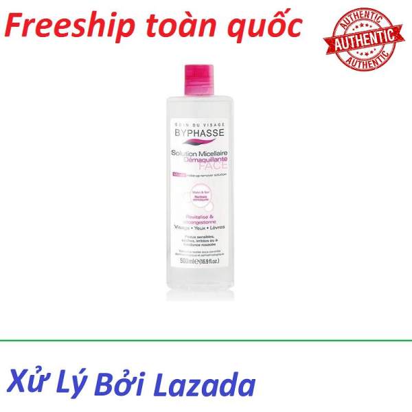 Nước tẩy trang Byphasse Micellar Make-up Remover Solution 500ml - hàng chính hãng có tem chống giả