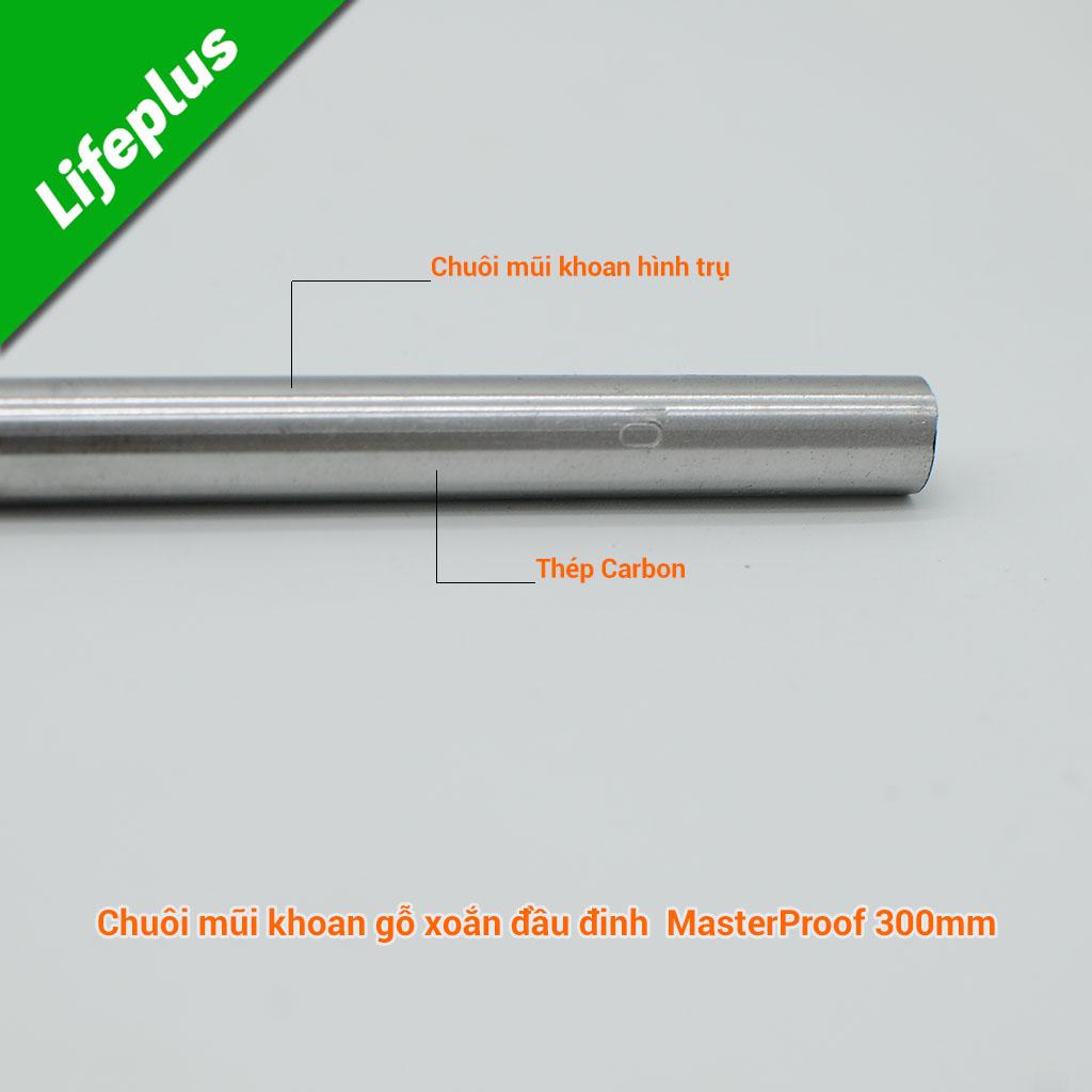 BỘ 3 MŨI KHOAN GỖ XOẮN ỐC MASTERPROOF 40303