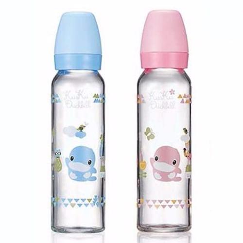Bình sữa thủy tinh cổ thường Kuku KU5863 - 240ml