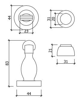 Hít cửa VICKINI 45858.001