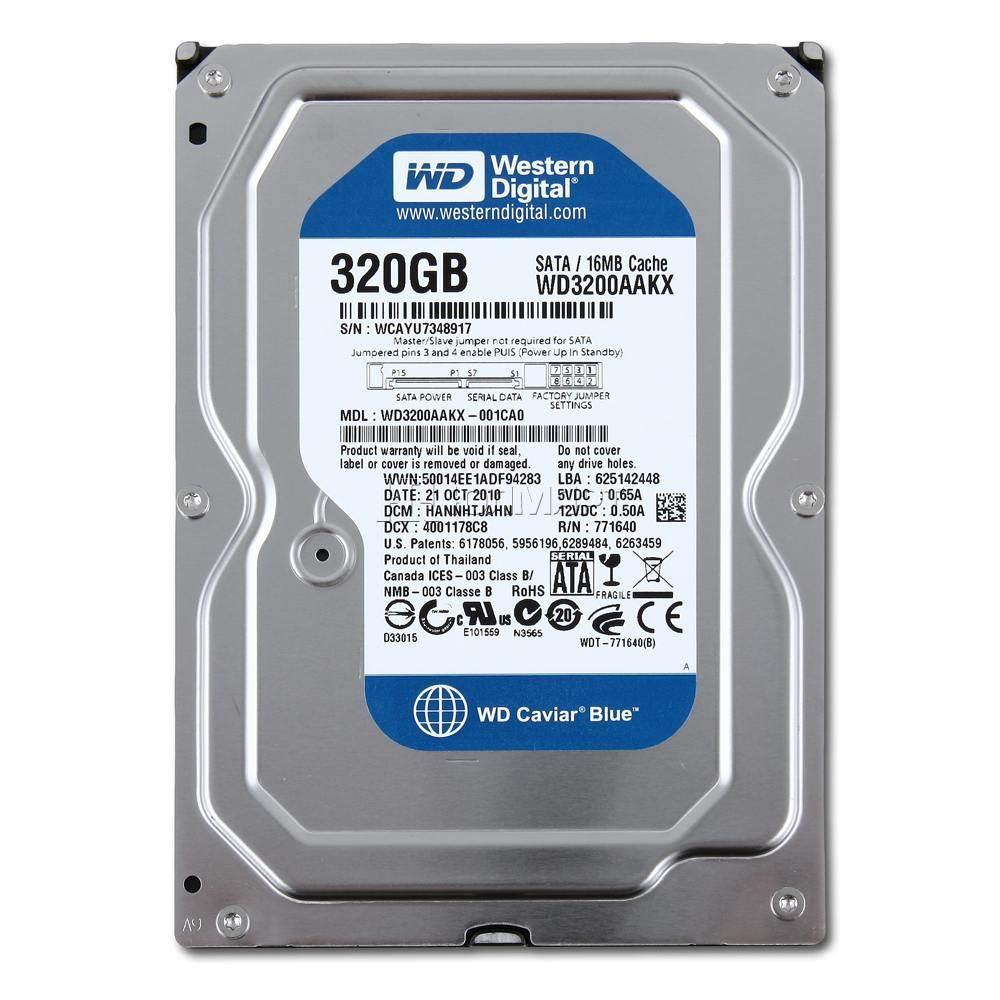 Ổ cứng HDD Western Digital Caviar Blue 320GB Sata 3