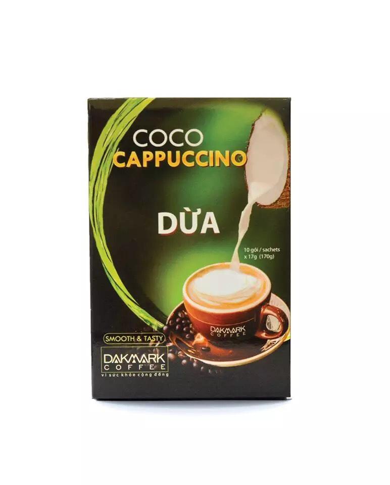 Cà Phê DakMark Cappuccino Dừa