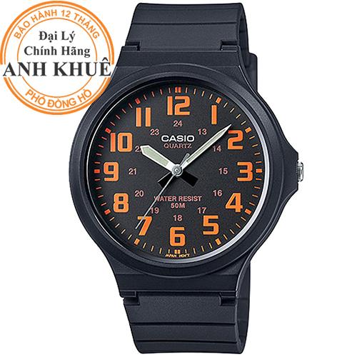 Đồng Hồ Nam Dây Da Casio MW-240-4BVDF
