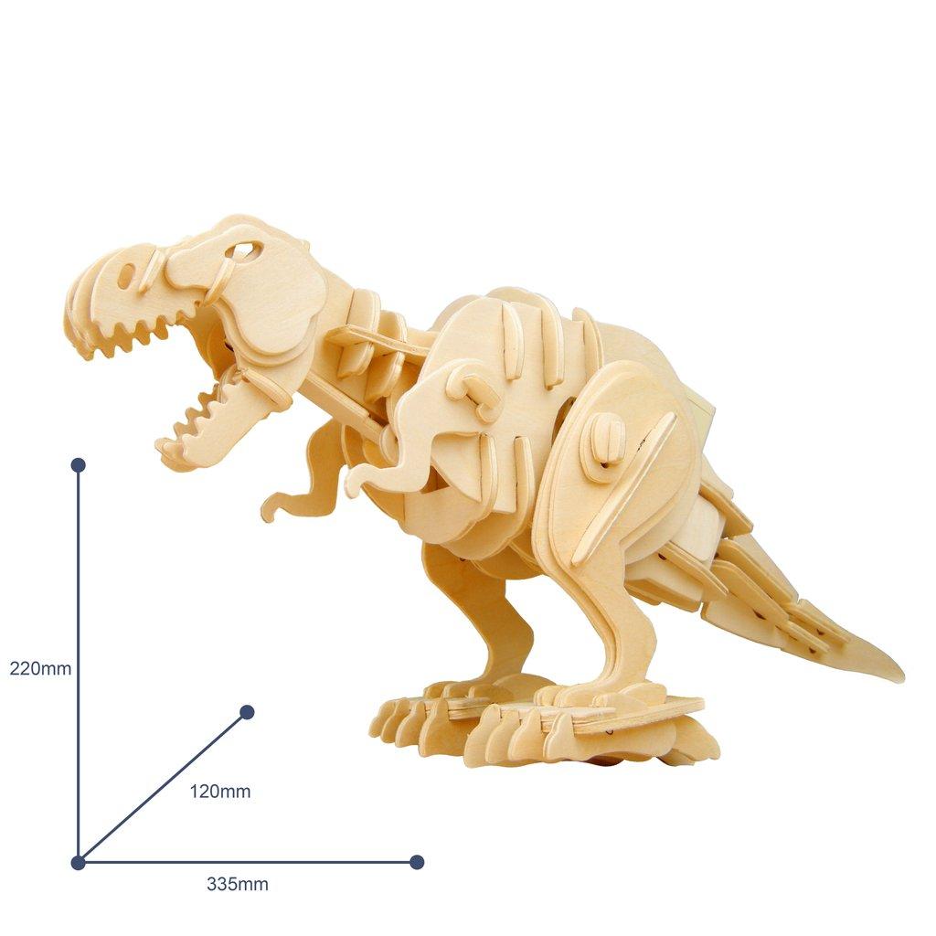 Mô hình gỗ lắp ráp 3D Robotic T-Rex Robotime D220