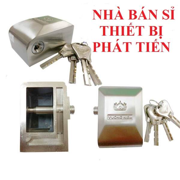 Ổ Khóa Cửa Chụp Vương Niệm Hợp Kim Inox Dày (Hàng Chất Lượng Cao)