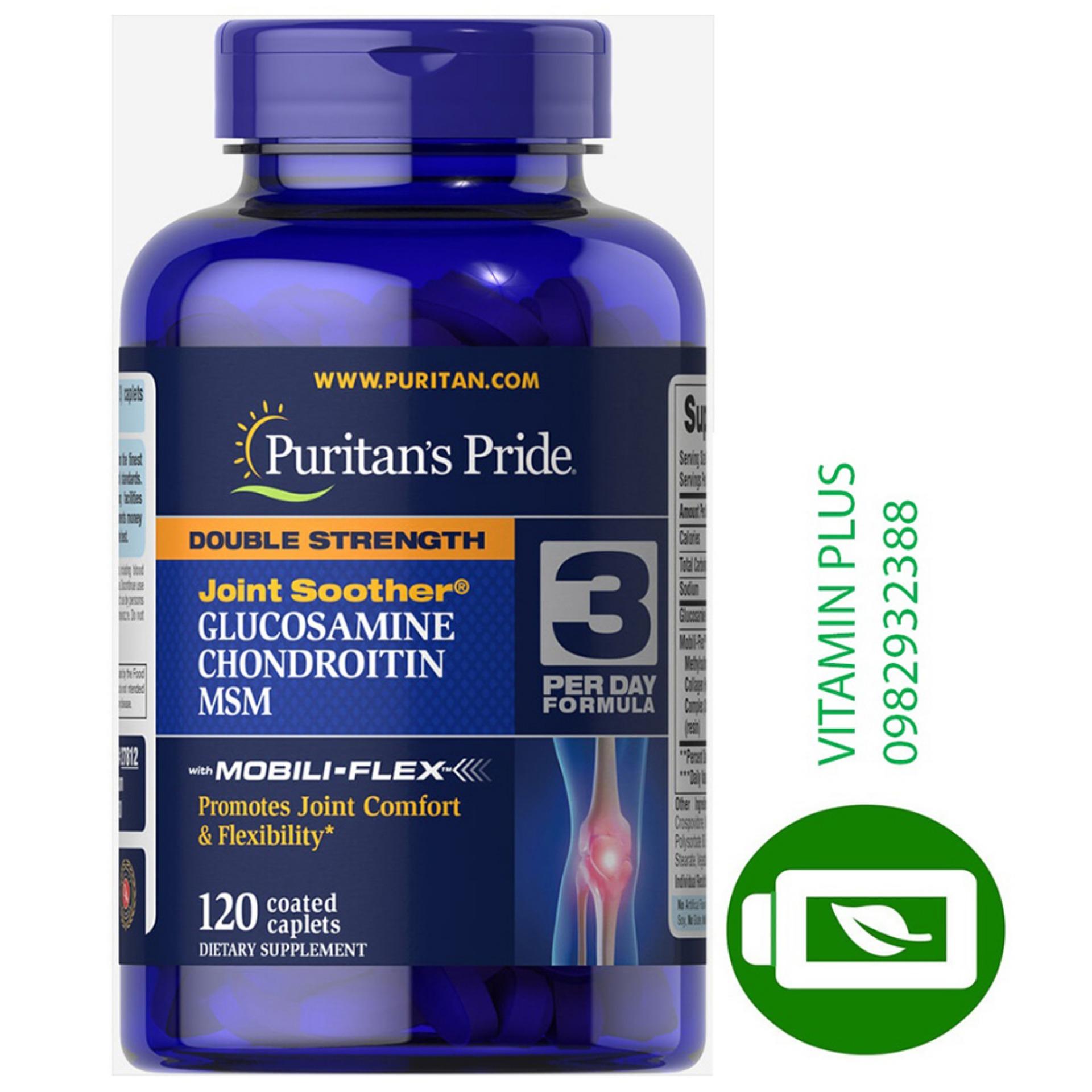 Glucosamine Chondroitin MSM Puritan's Pride 120 viên