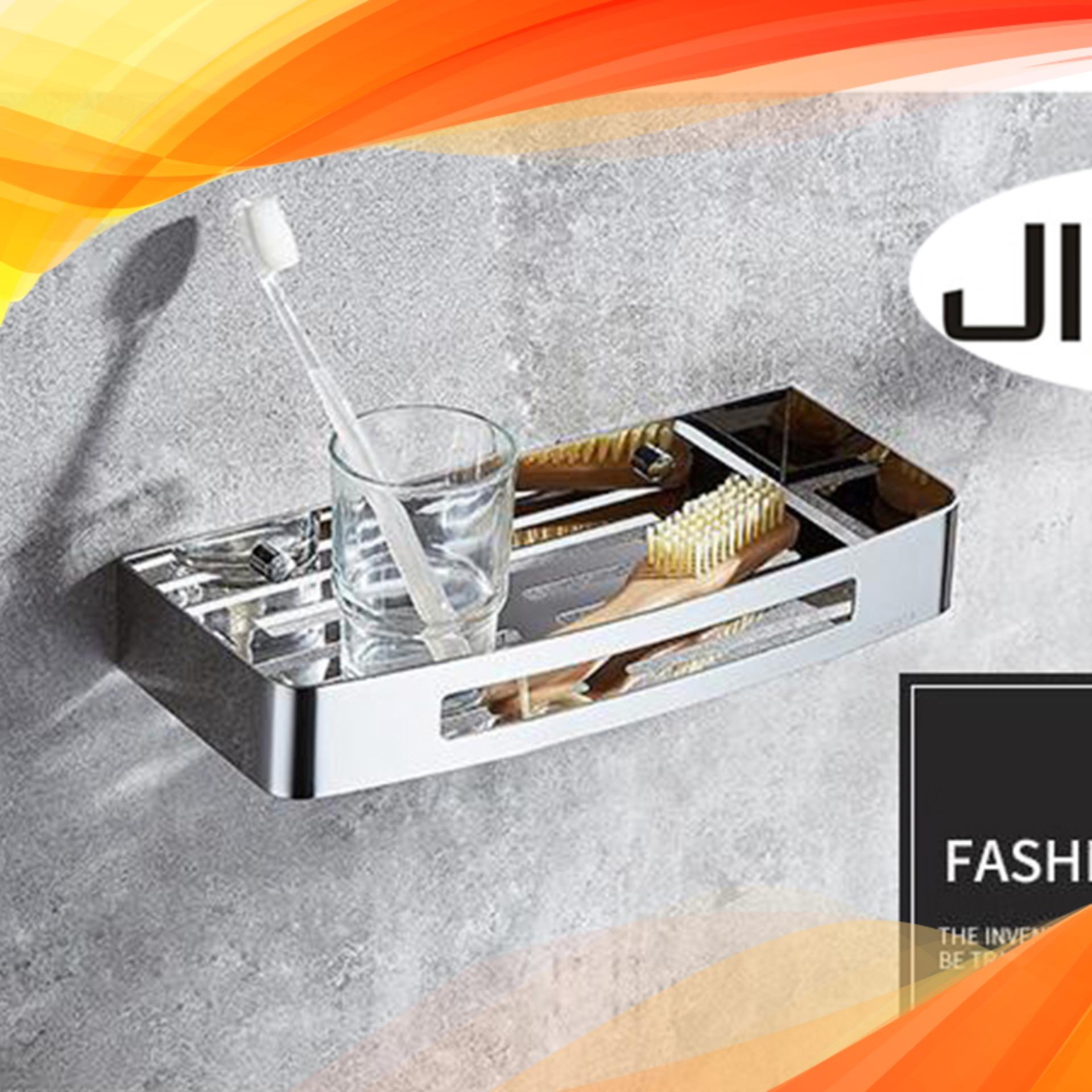 Kệ thẳng đơn phòng tắm Inox SUS 304 JIKAS 9049