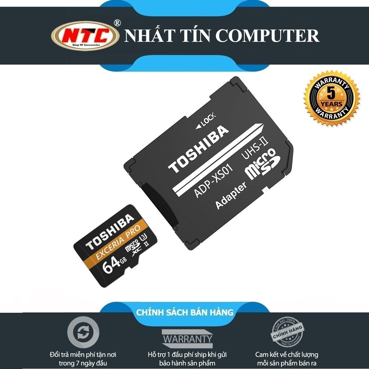 Thẻ nhớ 64GB SDHC Toshiba Exceria M501 UHS-II 260MBs/120MBs