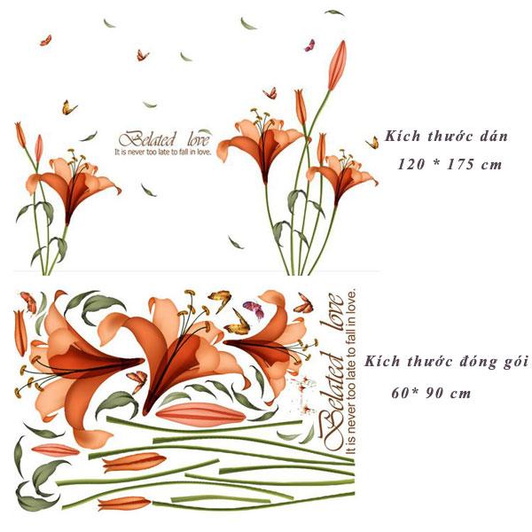Decal hoa XL8195
