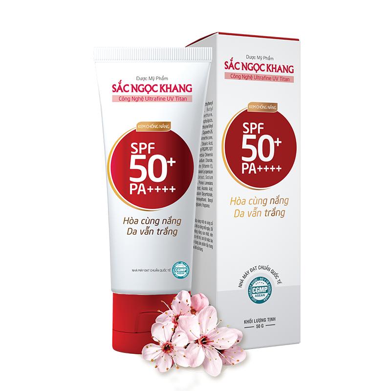 Kem Chống Nắng Sắc Ngọc Khang SPF50+ PA++++ 50g