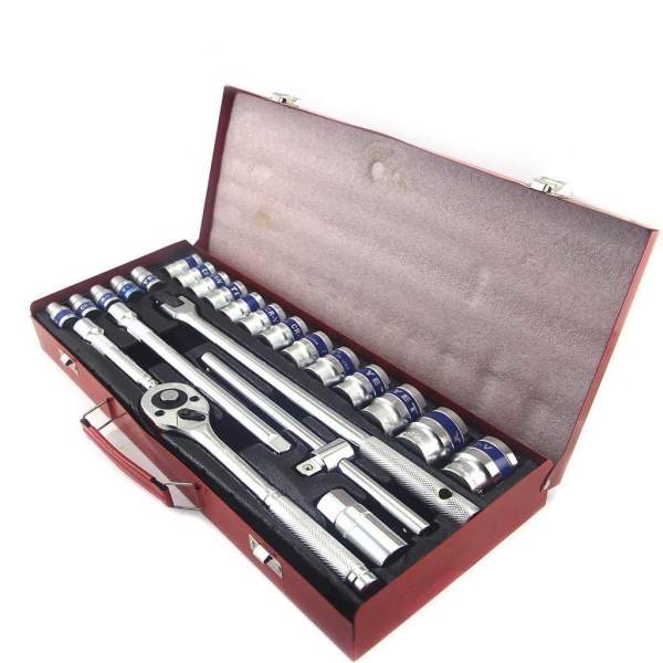 Bộ tuýp 24 chi iết hệ mét 10-32 (mm), đầu tiếp nối 1/2; YETI