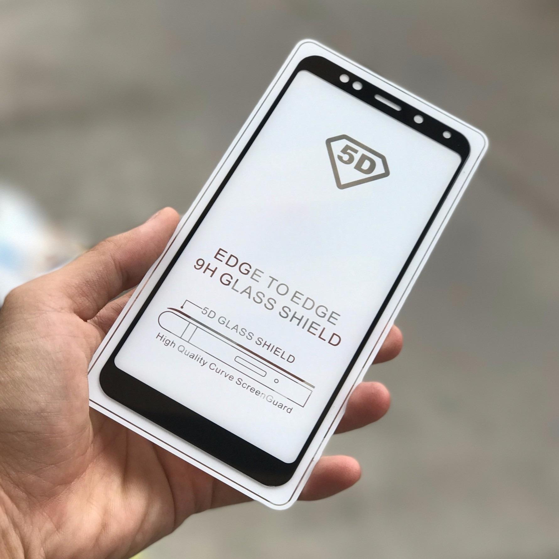 Cường lực 5D Xiaomi Redmi 5 Plus full màn hình (Trắng)