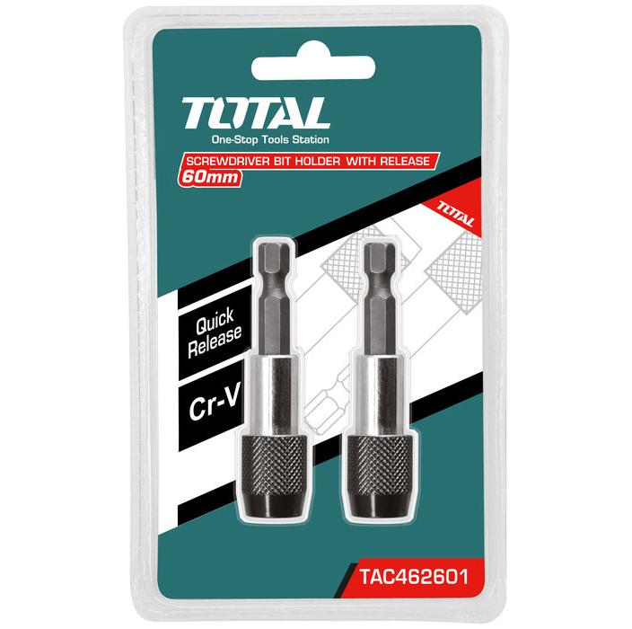 Bộ dụng cụ giữ đầu vít tiện lợi cho máy khoan-Total TAC462601