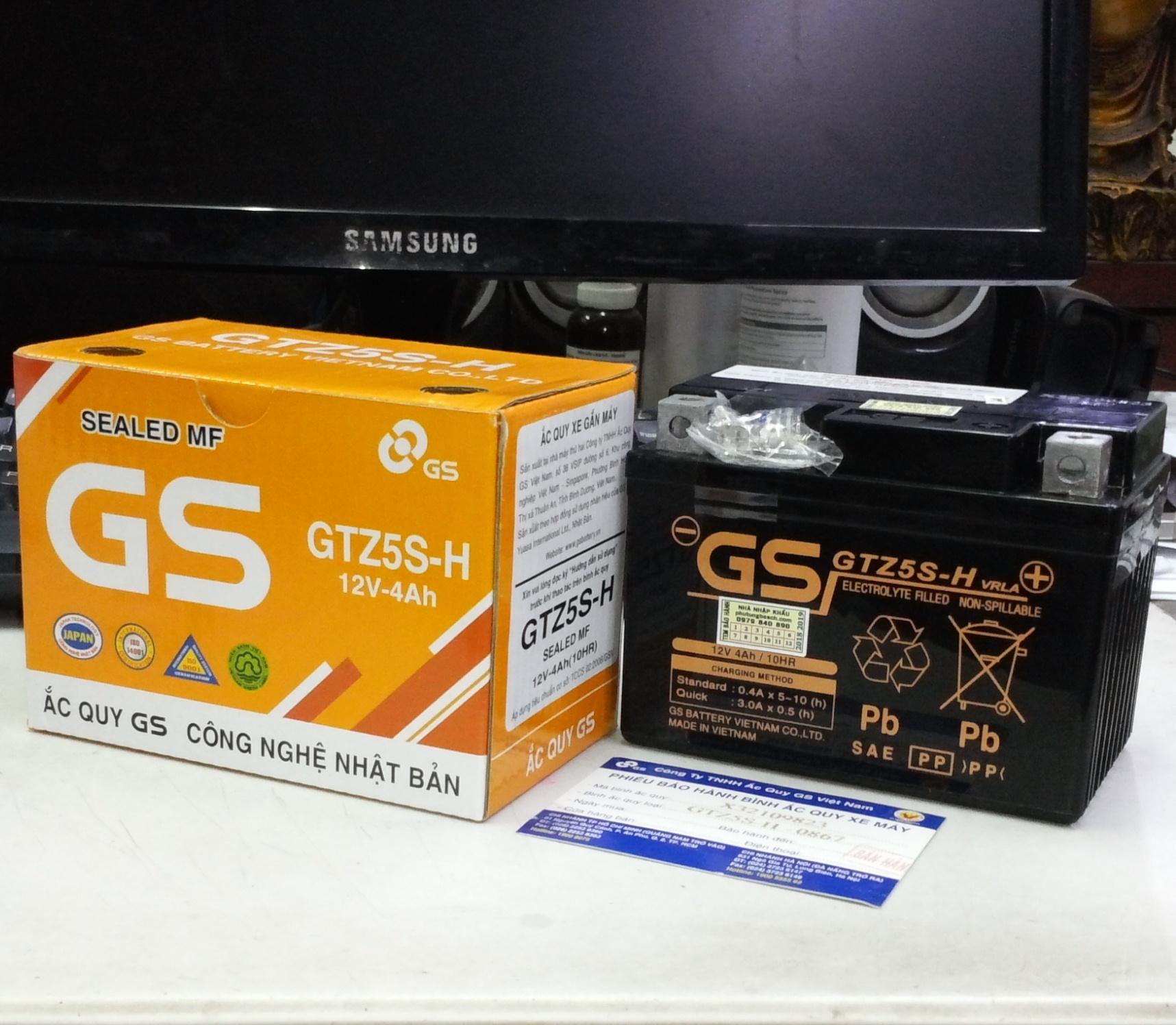 Bình ắc quy GS GTZ5S-H