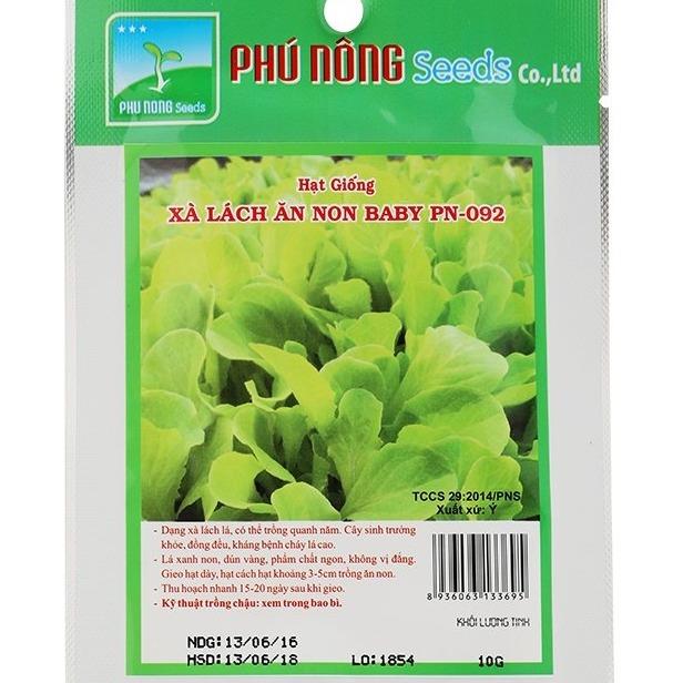 Hạt giống cải bẹ ăn non Baby