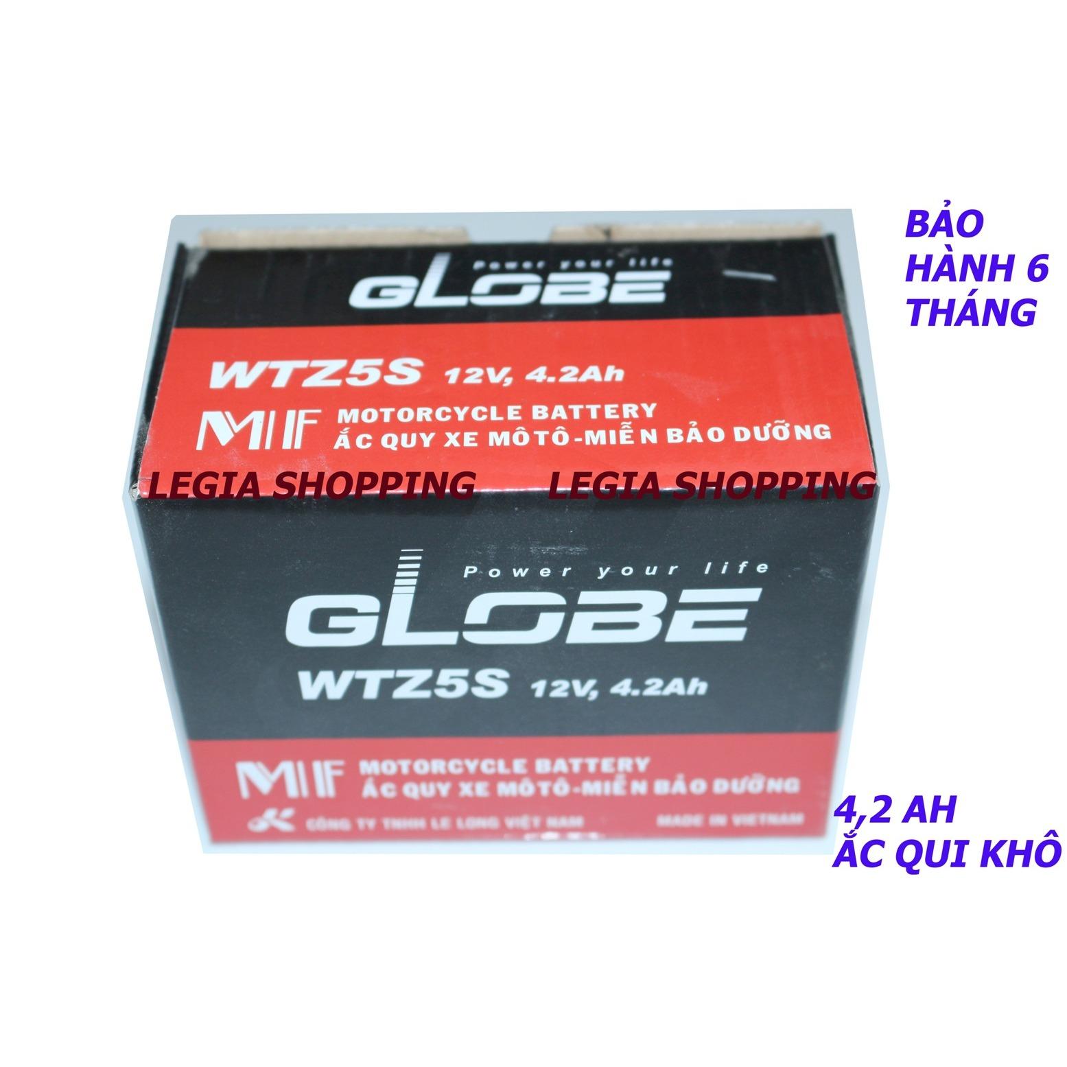 Ắc quy xe máy GLOBE WTZ5S-E
