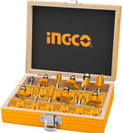 Bộ 12 mũi phay gỗ Ingco AKRT12121