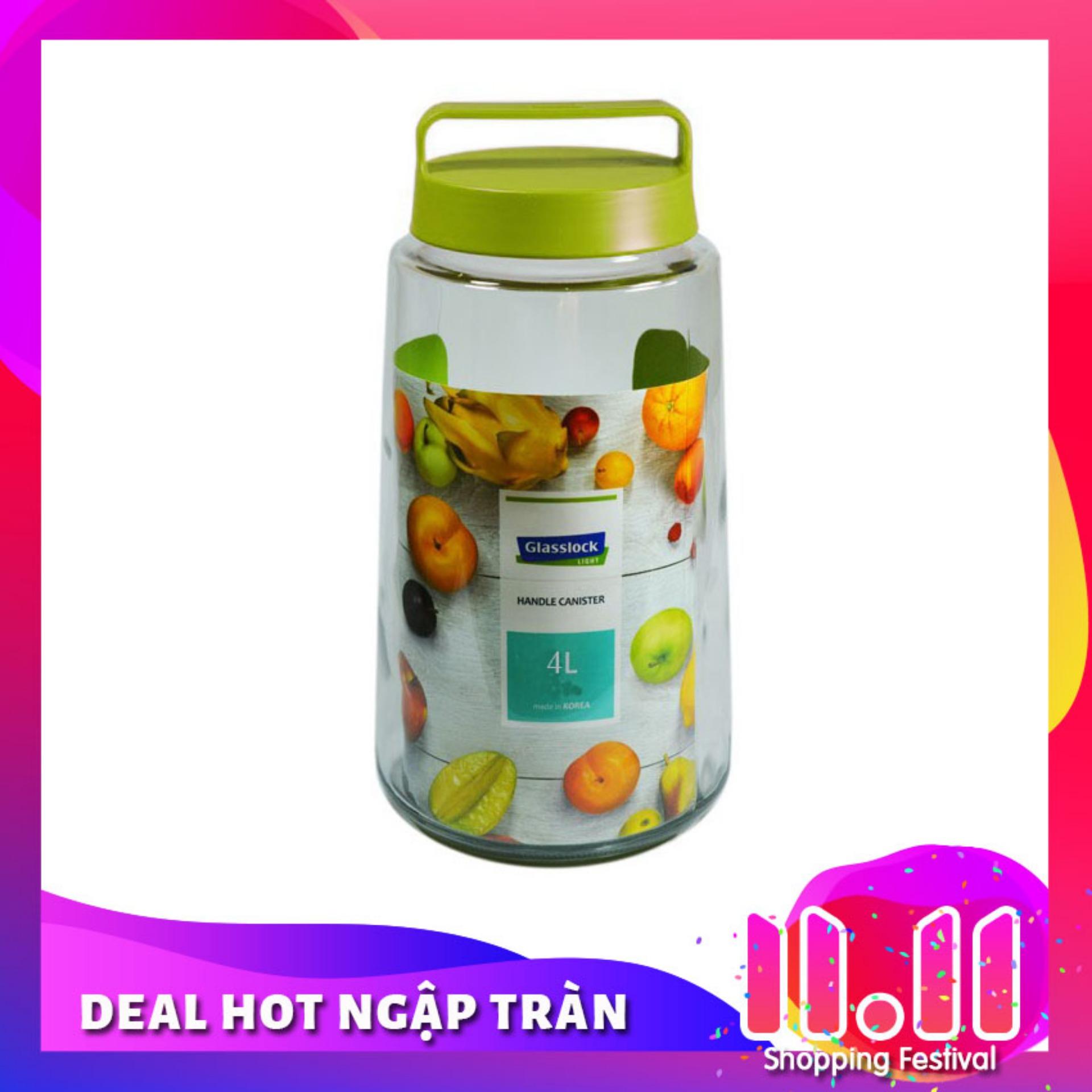 Bình thủy tinh Glasslock IP623 4L