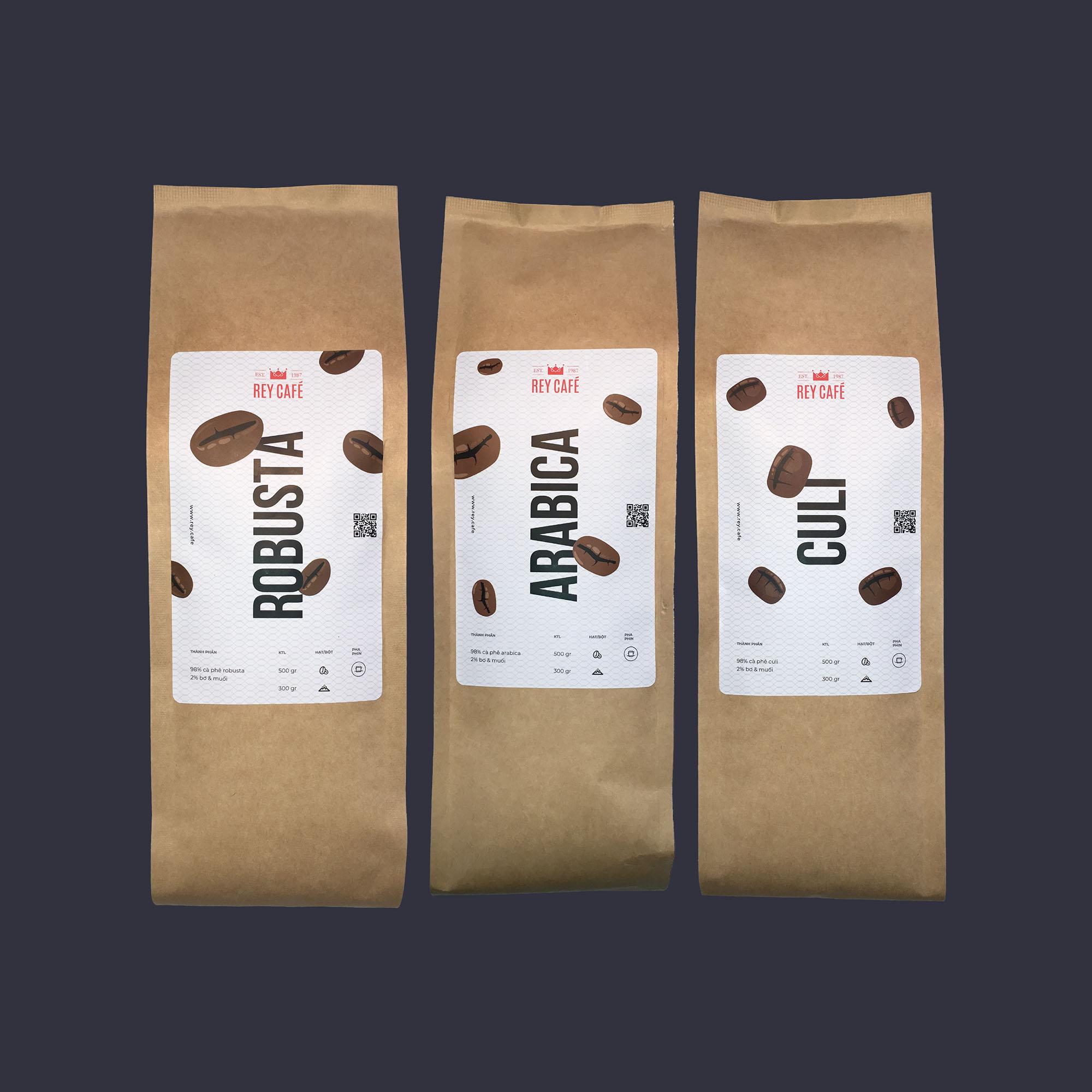 Cà phê bột Rey Arabica