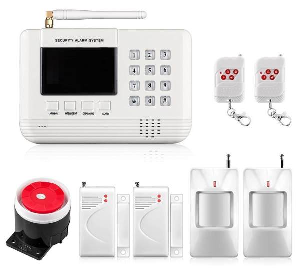 Bộ Báo Động Chống Trộm Dùng Sim GS-6000+ 1 Cửa Từ + 1 Đầu Dò Hông Ngoại