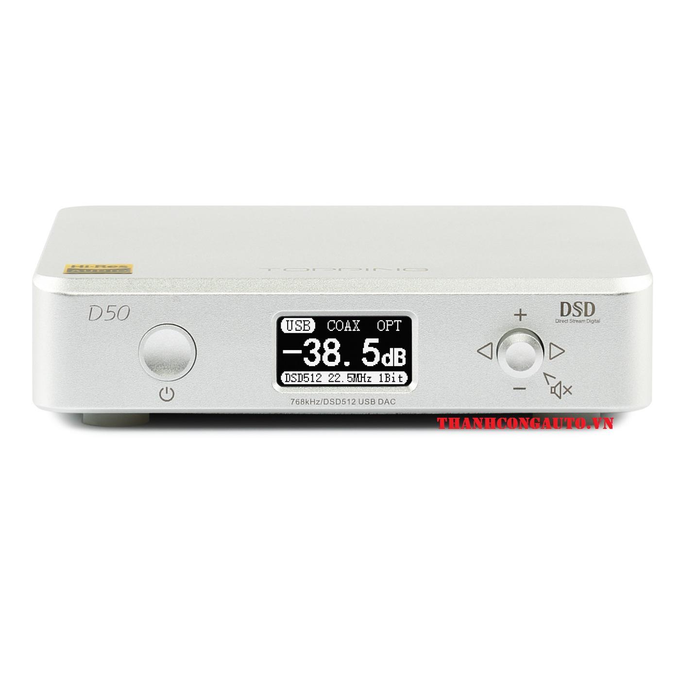 DAC cao cấp TOPPING D50 DSD512