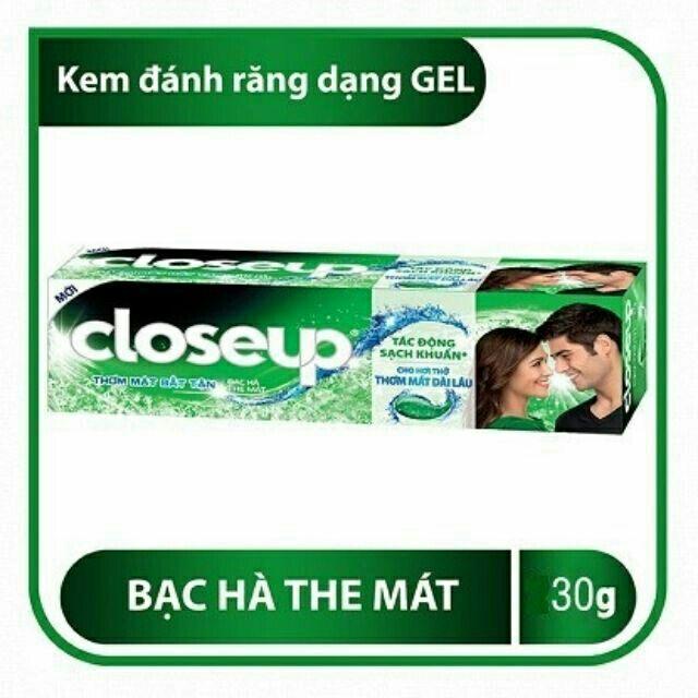 Kem Đánh Răng Close Up Bạc Hà 30G combo 10 hộp