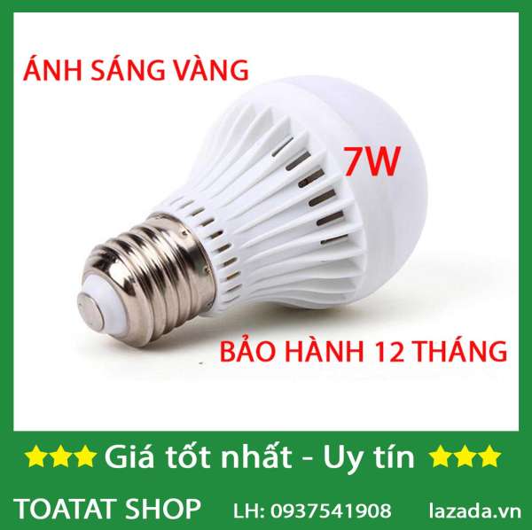 Bóng đèn led cầu 7w (vàng)